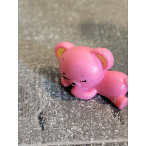 Shopkins moose pink sleeping teddy bear toy figure - Picture 2 of 5